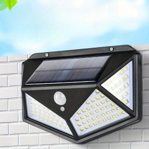 100 Lights Solar Induction Lamp Household Wall Lamp Entrance Door Villa Home Balcony Light Control Wall Lamp Lamp Motion Sensing Wall Lamp Street Lamp Lightning Protection Lamp Free Of Charge Wall Lamp Lamp